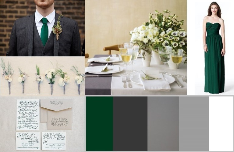 HunterGreenandGrayInspiration