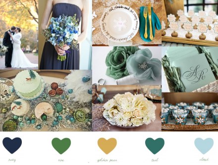 holidaybluegreengoldinspiration