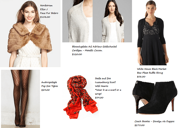 1 Nordstrom.com | 2 Bloomingdales.com | 3 Whitehouseblackmarket.com | 4 Anthropologie.com | 5 Stella and Dot – Stylist, Rene Kauder | 6 Zappos.com