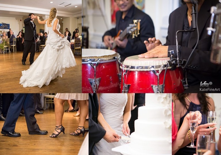 The Reception included Salsa Dancing with the Alfredo Mojico Band