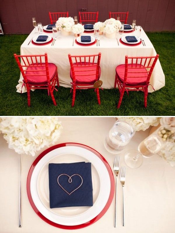 Via Calligraphy by Jennifer: http://calligraphybyjennifer.net/blog/fourth-of-july-wedding-inspiration/