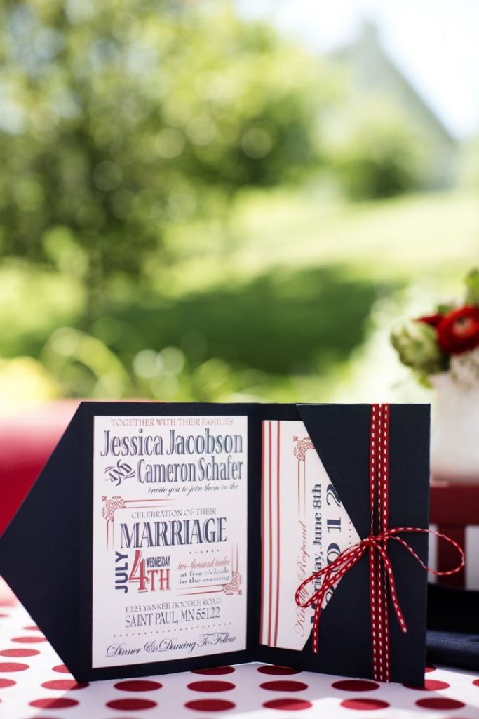 Via Minnesota Bride http://mnbride.com/blog/cheers-america-fourth-july-wedding-inspiration-shoot
