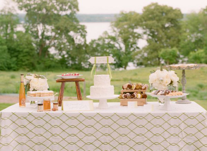 Incorporate linens with patterns in colors that go with your overall design aesthetic. http://fetestudio.com/wedding-inspiration-pattern-linens/