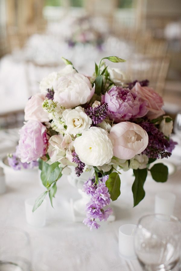 Purple Tablescapes via stylemepretty.com