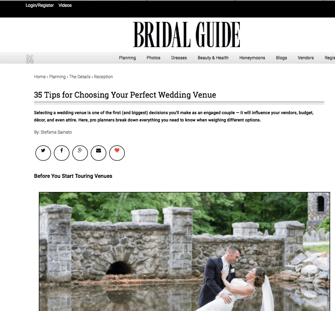 Bridal Guide Magazine, Photo by Lovely Valentine Photography